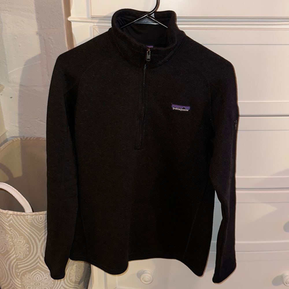 Quarter zip black Patagonia Fleece